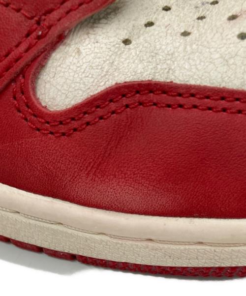NIKE（ナイキ）NIKE (ナイキ) AIR JORDAN 1 RETRO HIGH OG ホワイト×レッド サイズ:12の古着・服飾アイテム