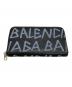 BALENCIAGA（バレンシアガ）の古着「グラフィティ ラウンドファスナーウォレット」｜ブラック