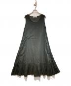 Veritecoeurヴェリテクール）の古着「フリルインナーOP」｜ブラック