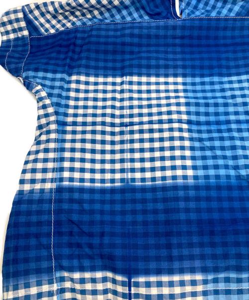 tricot COMME des GARCONS（トリココムデギャルソン）tricot COMME des GARCONS (トリココムデギャルソン) チェックブラウス ブルー サイズ:Sの古着・服飾アイテム