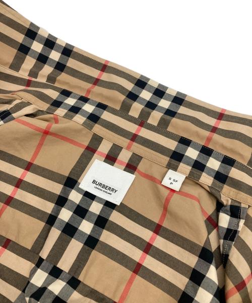 BURBERRY LONDON（バーバリーロンドン）BURBERRY LONDON (バーバリーロンドン) ノバチェックL/Sシャツ ブラウン サイズ:Sの古着・服飾アイテム