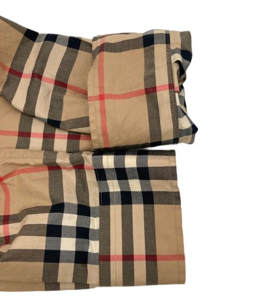 BURBERRY LONDON（バーバリーロンドン）BURBERRY LONDON (バーバリーロンドン) ノバチェックL/Sシャツ ブラウン サイズ:Sの古着・服飾アイテム