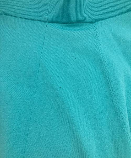 JENNE（ジェンヌ）JENNE (ジェンヌ) パリジェンヌニットフレアスカート ブルー サイズ:Mの古着・服飾アイテム