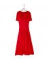 JENNE (ジェンヌ) JENNE美ラインニットワンピース レッド サイズ:M：6000円