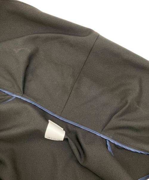 JENNE（ジェンヌ）JENNE (ジェンヌ) ショールカラーオードリーロングジレ ブラック サイズ:Mの古着・服飾アイテム