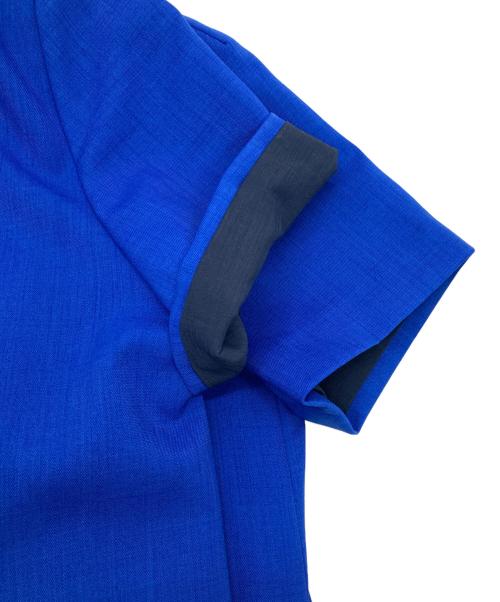 JENNE（ジェンヌ）JENNE (ジェンヌ) 2WAYコンパクトスリーブワンピース ブルー サイズ:Mの古着・服飾アイテム