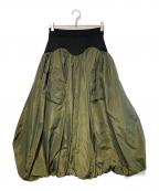 OMMOオーエムエムオー）の古着「MA-1 DOCKING BALLOON SK」｜カーキ×ブラック