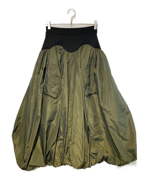 OMMO（オーエムエムオー）OMMO (オーエムエムオー) MA-1 DOCKING BALLOON SK カーキ×ブラック サイズ:38の古着・服飾アイテム