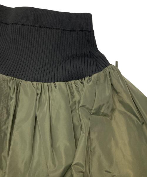 OMMO（オーエムエムオー）OMMO (オーエムエムオー) MA-1 DOCKING BALLOON SK カーキ×ブラック サイズ:38の古着・服飾アイテム