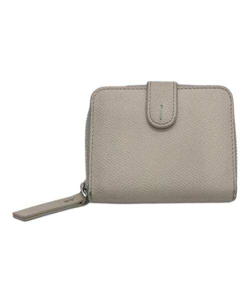 Maison Margiela（メゾンマルジェラ）Maison Margiela (メゾンマルジェラ) 4ステッチジップアラウンドコンパクトウォレット ホワイトの古着・服飾アイテム