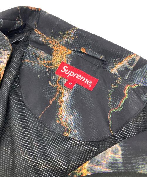 SUPREME（シュプリーム）SUPREME (シュプリーム) Marble Track Jacket ブラック×イエロー サイズ:Mの古着・服飾アイテム