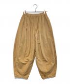 Curensologyカレンソロジー）の古着「コットンリネンドロストパンツ」｜ベージュ