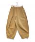 Curensology (カレンソロジー) コットンリネンドロストパンツ ベージュ サイズ:FREE：13000円