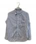POST O'ALLS（ポストオーバーオールズ）の古着「ストライプワークシャツ」｜ブルー