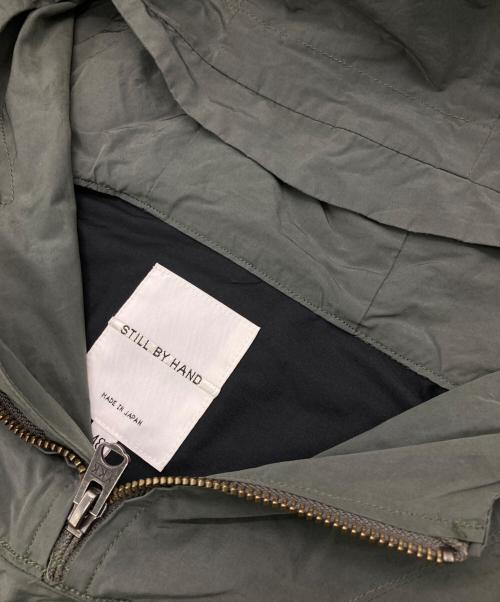 STILL BY HAND（スティルバイハンド）STILL BY HAND (スティルバイハンド) ロングアノラックパーカー オリーブ サイズ:48の古着・服飾アイテム