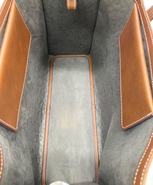 A VACATION（ア ヴァケーション）A VACATION (ア ヴァケーション) BREAD M レオパードトートバッグ ブラウンの古着・服飾アイテム