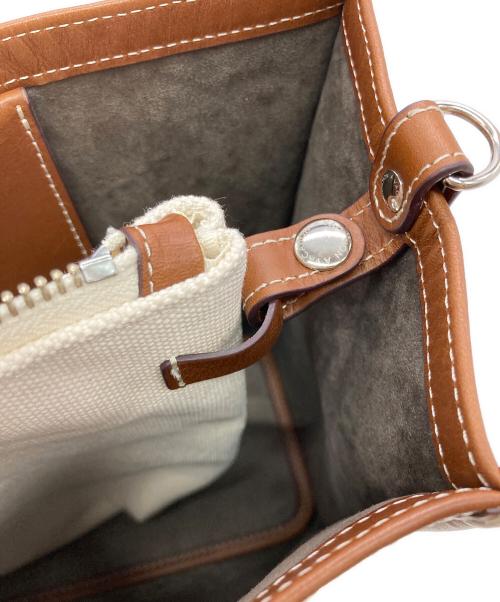 A VACATION（ア ヴァケーション）A VACATION (ア ヴァケーション) BREAD M レオパードトートバッグ ブラウンの古着・服飾アイテム