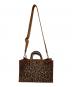 A VACATION (ア ヴァケーション) BREAD M レオパードトートバッグ ブラウン：30000円