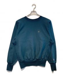 Champion REVERSE WEAVE（チャンピオン リバース ウィーブ）の古着「90’s クルーネックスウェット」｜グリーン