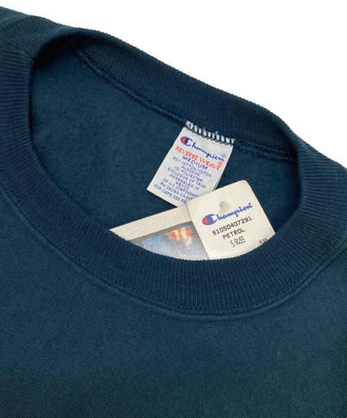 Champion REVERSE WEAVE（チャンピオン リバース ウィーブ）Champion REVERSE WEAVE (チャンピオン リバース ウィーブ) 90’s クルーネックスウェット グリーン サイズ:Mの古着・服飾アイテム