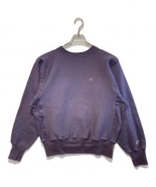 Champion REVERSE WEAVE（チャンピオン リバース ウィーブ）の古着「［古着］90's クルーネックスウェット」｜パープル