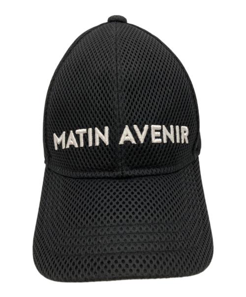 matin avenir（マタンアヴニール）matin avenir (マタンアヴニール) メッシュキャップ ブラックの古着・服飾アイテム