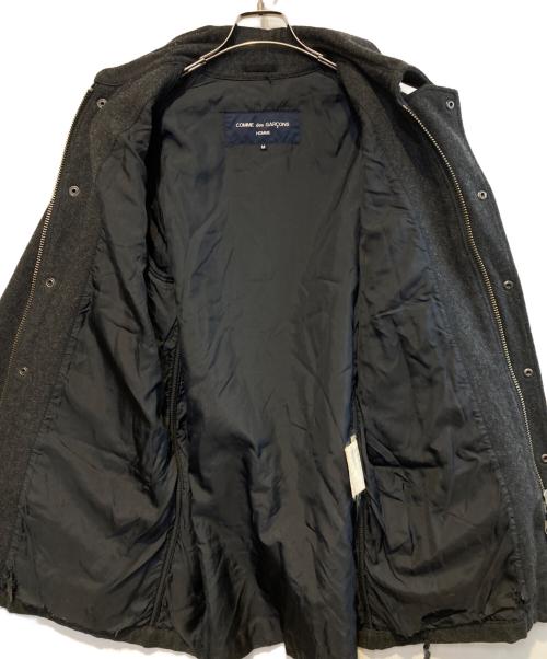 COMME des GARCONS HOMME（コムデギャルソン オム）COMME des GARCONS HOMME (コムデギャルソン オム) ウールブルゾン グレー サイズ:Mの古着・服飾アイテム