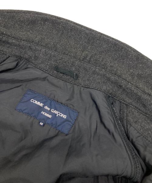 COMME des GARCONS HOMME（コムデギャルソン オム）COMME des GARCONS HOMME (コムデギャルソン オム) ウールブルゾン グレー サイズ:Mの古着・服飾アイテム