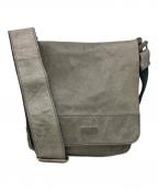 Yohji Yamamoto pour hommeヨウジヤマモト プールオム）の古着「ホースレザーショルダーバッグ」｜グレー