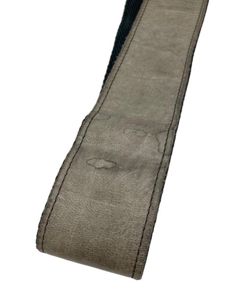 Yohji Yamamoto pour homme（ヨウジヤマモト プールオム）Yohji Yamamoto pour homme (ヨウジヤマモト プールオム) ホースレザーショルダーバッグ グレーの古着・服飾アイテム