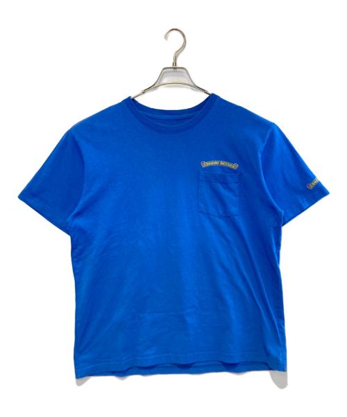CHROME HEARTS（クロムハーツ）CHROME HEARTS (クロムハーツ) That Group Scroll Tee ブルー サイズ:XLの古着・服飾アイテム