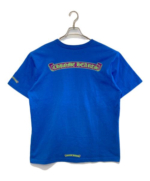 CHROME HEARTS（クロムハーツ）CHROME HEARTS (クロムハーツ) That Group Scroll Tee ブルー サイズ:XLの古着・服飾アイテム