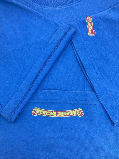CHROME HEARTS（クロムハーツ）CHROME HEARTS (クロムハーツ) That Group Scroll Tee ブルー サイズ:XLの古着・服飾アイテム