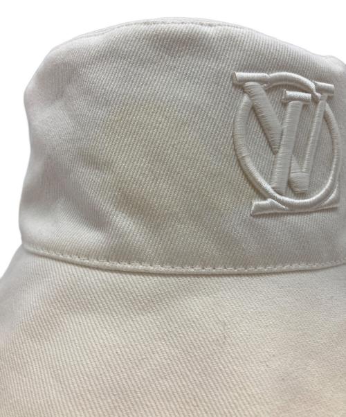 LOUIS VUITTON（ルイ ヴィトン）LOUIS VUITTON (ルイ ヴィトン) シャポー・LV シティー バケットハット ホワイトの古着・服飾アイテム