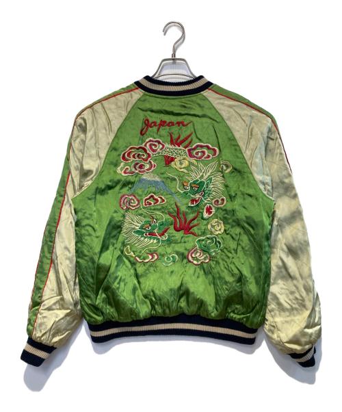 PINBALL（ピンボール）PINBALL (ピンボール) ［古着］スカジャン グリーン サイズ:Mの古着・服飾アイテム