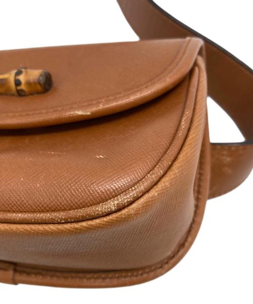 GUCCI（グッチ）GUCCI (グッチ) バンブーウエストバッグ ベージュの古着・服飾アイテム