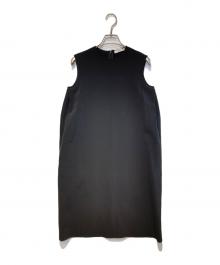 YOKO CHAN（ヨーコチャン）の古着「サイドタックノースリーブワンピース」｜ブラック