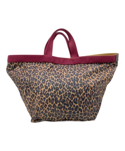 Herve Chapelier（エルベシャプリエ）Herve Chapelier (エルベシャプリエ) パンサートープ舟形トートL ブラウンの古着・服飾アイテム