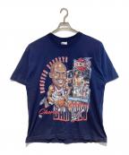 Pro Playerプロ プレイヤー）の古着「プリントカットソー」｜ネイビー