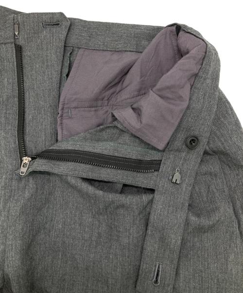 ato（アトウ）ato (アトウ) WOOL 2TACK TAPERED PANTS グレー サイズ:44の古着・服飾アイテム