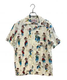 Aloha Blossom（アロハブロッサム）の古着「アロハシャツ」｜ホワイト