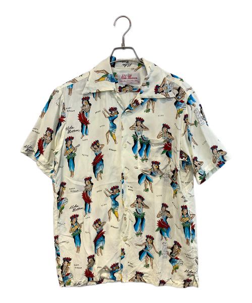 Aloha Blossom（アロハブロッサム）Aloha Blossom (アロハブロッサム) アロハシャツ ホワイト サイズ:40の古着・服飾アイテム