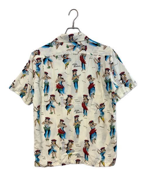 Aloha Blossom（アロハブロッサム）Aloha Blossom (アロハブロッサム) アロハシャツ ホワイト サイズ:40の古着・服飾アイテム