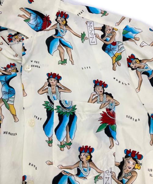 Aloha Blossom（アロハブロッサム）Aloha Blossom (アロハブロッサム) アロハシャツ ホワイト サイズ:40の古着・服飾アイテム