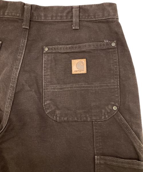 CarHartt（カーハート）CarHartt (カーハート) Double Front Washed Duck Utility Work Pants ブラウン サイズ:33×30の古着・服飾アイテム