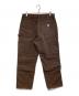 CarHartt (カーハート) Double Front Washed Duck Utility Work Pants ブラウン サイズ:33×30：13000円