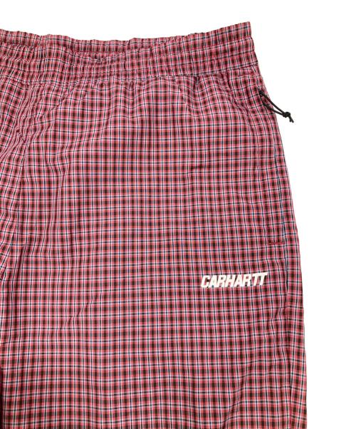 Carhartt WIP（カーハート ワーク イン プログレス）Carhartt WIP (カーハート ワークインプログレス) ALISTAIR PANT レッド×ブラック サイズ:Lの古着・服飾アイテム