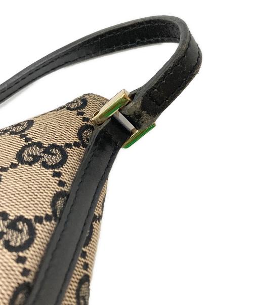 GUCCI（グッチ）GUCCI (グッチ) キャンバスポーチ ベージュの古着・服飾アイテム