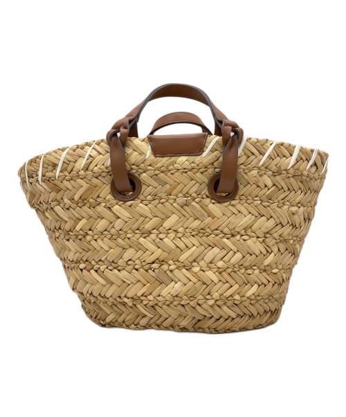 ANYA HINDMARCH（アニヤ・ハインドマーチ）ANYA HINDMARCH (アニヤハインドマーチ) SMALL BASKET ROPE EYES ベージュの古着・服飾アイテム