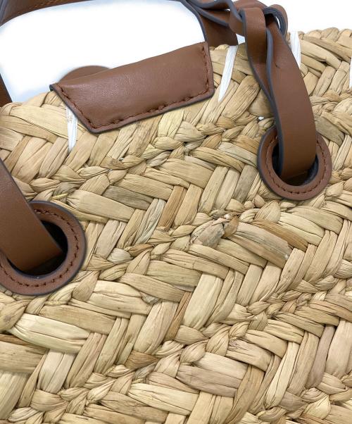 ANYA HINDMARCH（アニヤ・ハインドマーチ）ANYA HINDMARCH (アニヤハインドマーチ) SMALL BASKET ROPE EYES ベージュの古着・服飾アイテム